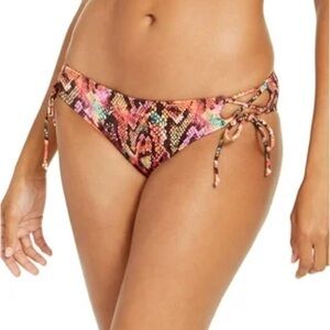 NWT Sundazed sz Small Macy’s Colorful snakeskin designer bikini bottoms rainbow